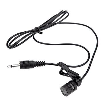 Imagem de Qudai Clipe Metal Mono microfone de lapela de 3,5 mm com colar Clip para alto-falante Lound computador PC Laptop BD