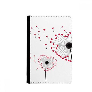 Imagem de Carteira Love Flower Plants Dente-de-leão porta-passaporte Notecase Burse capa para cartão, Multicolor
