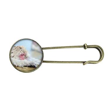 Imagem de Macaco Organismo Fotografia Animal Retrô Metal Broche Broche Clipe Joias