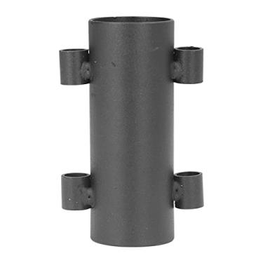 Imagem de suporte de haste de barraca de ferro,Suporte de haste de barraca de acampamento, suporte fixo de haste de suporte de toldo ao ar livre, para poste de dossel abaixo de 33mm para guarda-sol de bar