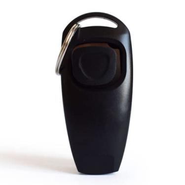 Imagem de Adestrador Para Cães PETYC 2 em 1 Clicker e Apito Petshop Premium Durável (Preto)