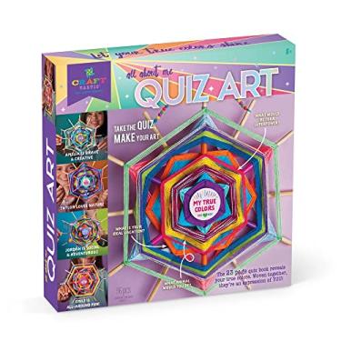 Imagem de Craft-tastic - All About Me Quiz Art - Craft Kit - Answer Fun Questions to Make a Personalized Piece of Art