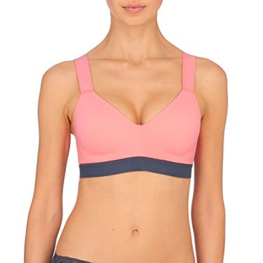 Imagem de Natori Feminino dinâmico: sutiã esportivo Conv Cont, Conch Shell/Ash Navy, 32B