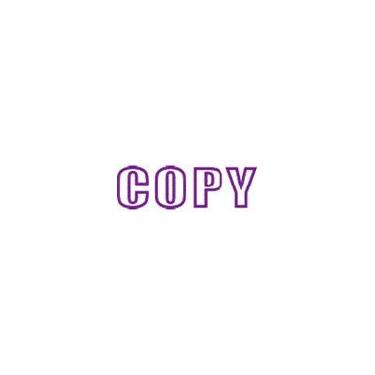 Imagem de Carimbo Copy Contorno auto-tintado - Roxo
