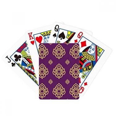 Imagem de DIYthinker Kingdom Golden Purple Art Illustration Poker Baralho de Mesa Presente
