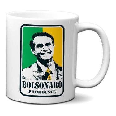 Imagem de Caneca Jair Bolsonaro Presidente Fechado - Genérico - Porcelana - Caneca - 350 ml