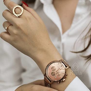 Imagem de Relógio Seculus Feminino Rose Gold