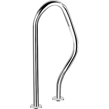 Imagem de Corrimão de segurança para piscina Corrimão de piscina em aço inoxidável 304, alças de segurança para parques aquáticos, spa