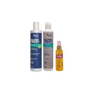 Imagem de Apse Blond Treaty Shampoo + Condicionador + Glow Spray - Apse Cosmetic