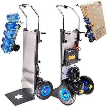 Imagem de Subidor De Escada De Carrinho De Mão Elétrico De 1200 W, Carga De 400 Kg - Pode Subir Escadas E Descer, Economia De Trabalho E Bateria Removível Conveniente,YUYANAIAI