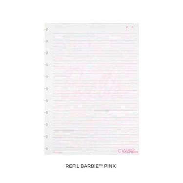 Imagem de Refil Pautado Barbie Pink A5 50fls - Caderno Inteligente