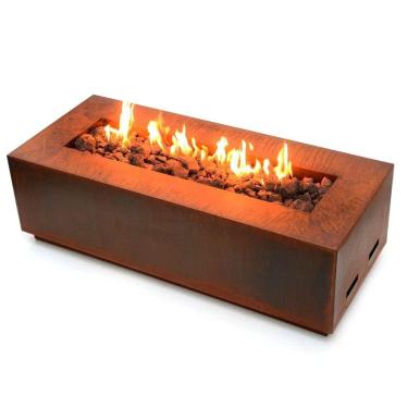 Imagem de Lareira a Gás para Área Externa Fire Pit Santa Helena em Aço Corten - K3 Imports
