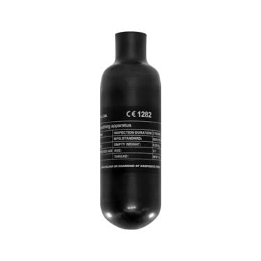 Imagem de TUXING Tanque de ar PCP 4500Psi 0,3L 18Cu em 300cc Fibra de Carbono HPA Tanque, Cilindro de Gás, Paintball Caça para PCP Arma de Rifle Daystate e Rosca FX M18 * 1,5 (Frustrado)