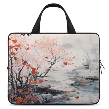 Imagem de Bolsa para laptop compatível com MacBook Pro de 10 polegadas, M2/M1, MacBook Pro de 14 polegadas, MacBook Air de 13,3 polegadas, iPad Pro de 12,9 polegadas, Surface Pro 9/8 de 10 polegadas, bolsa de