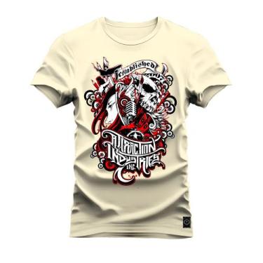 Imagem de Camiseta Casual Malha Confortável Estampada Rock Festable - Nexstar