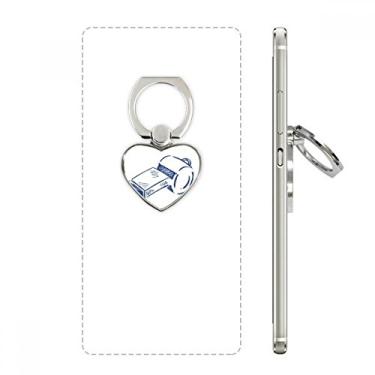 Imagem de Anel de futebol de desenho animado com apito de futebol azul, suporte universal