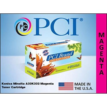 Imagem de PREMIUM COMPATIBLES INC. Cartucho de toner compatível com a marca PCI para Konica Minolta A33K332 Cartucho de toner magenta Rendimento de 26K