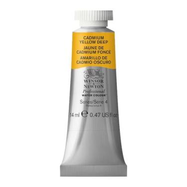 Imagem de Winsor & Newton Aquarela profissional, tubo de 14 ml, amarelo cádmio profundo