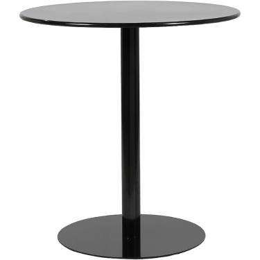Imagem de Mesa de bar redonda, móveis de lazer para bistrô pub, pequenos espaços que economizam para sala de jantar, café da manhã, café, fácil de montar, mais cores, preto, diâmetro 40,5 cm (15,9 ")