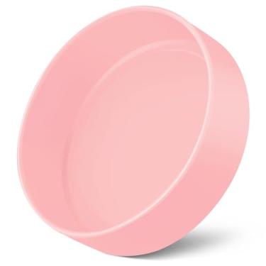 Imagem de VGHNQ Capa de silicone para garrafas de água YETI Rambler, bota inferior para YETI 1,020 g, capa de borracha para acessórios de garrafa de água Yeti (rosa claro, serve para garrafa YETI Rambler de