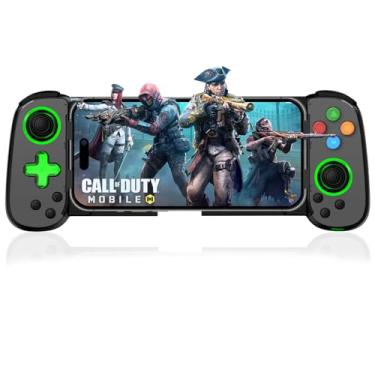 Imagem de arVin Mobile Gaming Controller for iPhone Android with Phone CASE Support & Green Light, Wireless Gamepad for iPhone/iPad/Samsung/Tablet/Switch/PS4/PC, Play Xbox Cloud Gaming/PS Remote Play/Steam Link