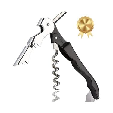 Imagem de Saca Rolha Abridor De Vinho Profissional 2 Estágios Aço Inox