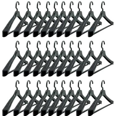 Imagem de Instalojas - Cabide para Terno Preto Giratório - 30 unidades