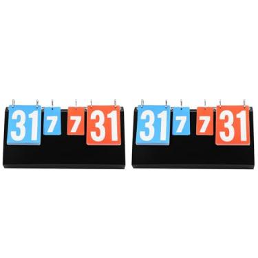 Imagem de Placar Esportivo, Placar de Competição Esportiva de 4 Dígitos para Tênis de Mesa, Basquete, Badminton