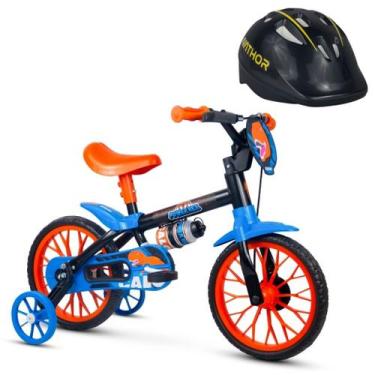 Imagem de Bicicleta Infantíl Aro 12 Power Rex Caloi Nathor Pt - Partir De 3 Anos