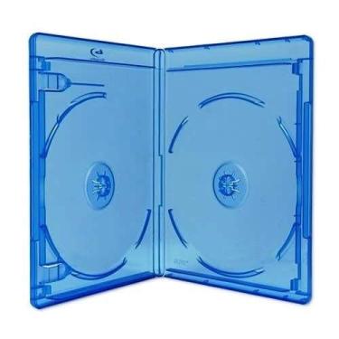 Imagem de Novo pacote com 2 caixas duplas Blu-Ray Viva Elite 12,5 mm, tamanho padrão, comporta 2 discos (pacote com 2 peças)