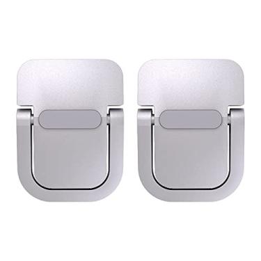 Imagem de LuoTaoPei Suporte para notebook, suporte de teclado de computador, mini suporte de resfriamento elevado portátil (prata)