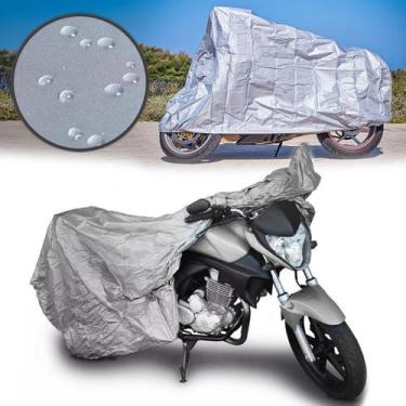 Imagem de Capa Para Moto Impermeável Forrada Térmica 140X240Cm - Shop Mix