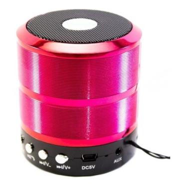 Imagem de Mini Caixinha de som Bluetooth USB SD 5w alça para Pendurar WS-887 -CO