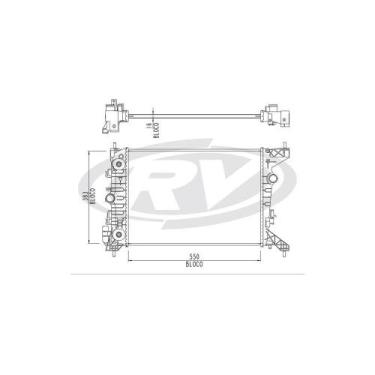 Imagem de Radiador Prisma 2017 a 2019 Visconde 12232