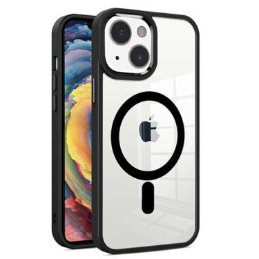 Imagem de Capa Capinha Protetora Magsafe de Silicone com Proteção na Lente para 