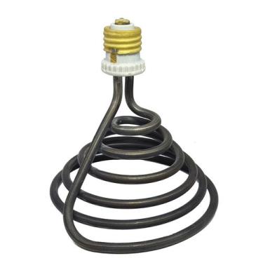 Imagem de Resistencia Aquecedor Eletrico Aves Suínos Soquete 800w - D-Volts, 110