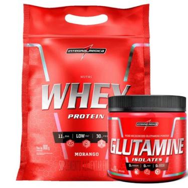Imagem de Nutri Whey Protein 907g Refil +Glutamina 150g Integralmedica, Baunilha