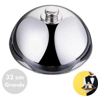 Imagem de Cloche Aço Inox Tampa Para Alimentos Cobertura Grande 32cm - Losan