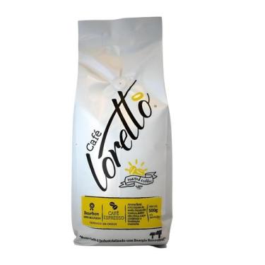 Imagem de Café Torrado em Grãos Arábica Bourbon Amarelo Loretto 500g - Loretto C