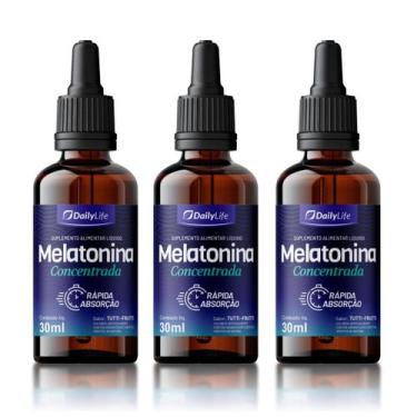 Imagem de Kit 3 Mela tonina Concentrada Favorecendo o Sono Formula Completa Sabo