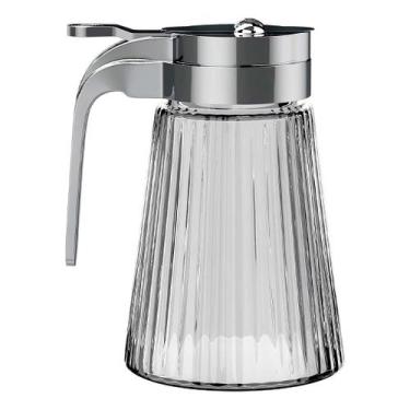 Imagem de Porta Mel Pequeno Meleira De Vidro Com Dosador E Tampa - 270ml - Euro,