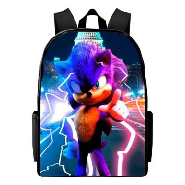 Imagem de Bolsa Escolar Masculina Mochila Infantil Leve e Resistente Estampa Son