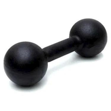 Imagem de Halter Bola Peso Emborrachado Academia Musculação Fitness Treino em Ca