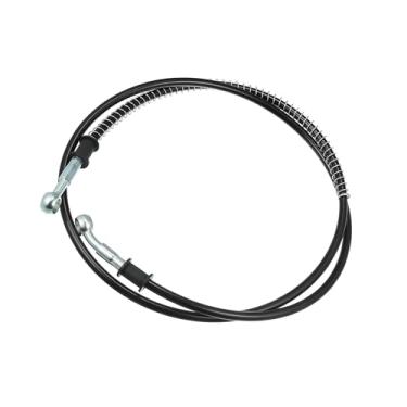 Imagem de Motoforti 140 cm 140 cm 10 mm mangueiras de óleo de embreagem de freio trançado de motocicleta tubo de embreagem tubo de gás tubo de combustível preto para quadriciclo para bicicleta suja longa