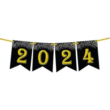 Imagem de Banner Feliz Ano Novo 2023 - Sem DIY | Glitter, Banner Ano Novo 2023 | Sinal de Ano Novo 2023 para Decorações de Feliz Ano Novo | 2023 Decorações Banner de Ano Novo | Suprimentos de Festa de Véspera de Ano Novo 2023