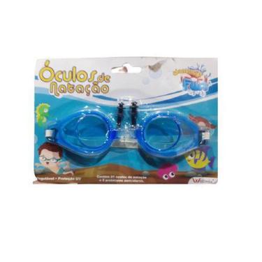 Imagem de Kit 2 pçs Óculos de Natação e protetor de Ouvido Infantil - summer fun