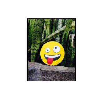 Imagem de Porta Chaves De Parede Em Relevo Porta Chaves Emoji - Casa Nobre