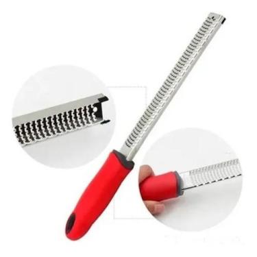 Imagem de Ralador Zester Culinário Profissional em Inox com Cabo em Plástico 32 