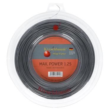 Imagem de Corda Kirschbaum Max Power 17L 1.25mm Rolo com 200 Metros Prata