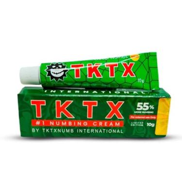 Imagem de Pomada Anestesica Tatuagem Alivio da Dor 55% - pomadatktx verde 55%